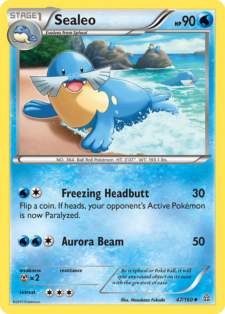 Sealeo (47/160) [XY: Primal Clash] | Dumpster Cat Games