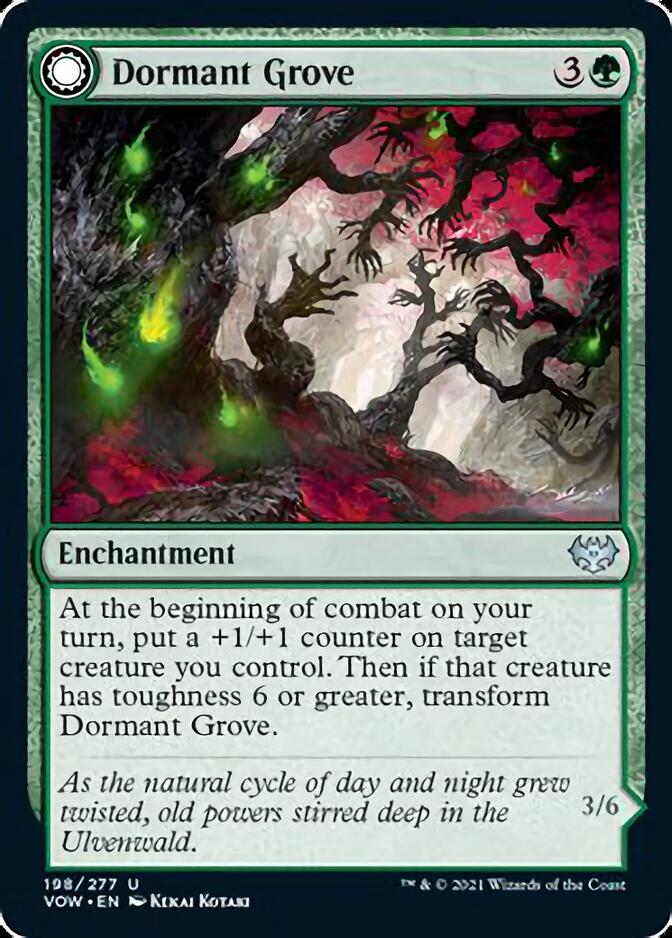 Dormant Grove // Gnarled Grovestrider [Innistrad: Crimson Vow] | Dumpster Cat Games