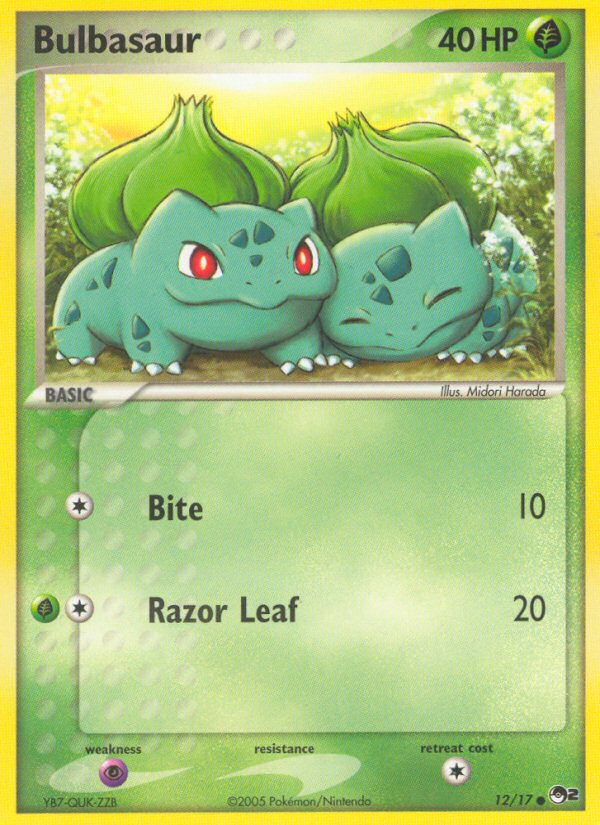 Bulbasaur (12/17) [POP Series 2] | Dumpster Cat Games