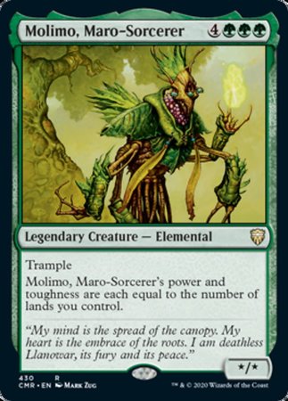 Molimo, Maro-Sorcerer [Commander Legends] | Dumpster Cat Games