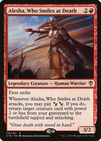 Alesha, Who Smiles at Death [Commander 2016] | Dumpster Cat Games