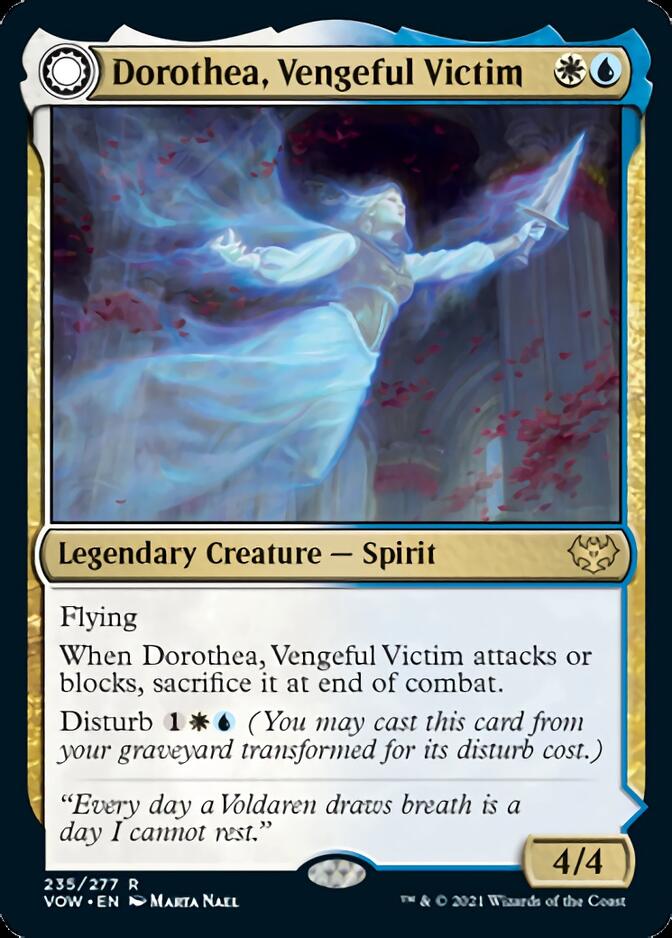 Dorothea, Vengeful Victim // Dorothea's Retribution [Innistrad: Crimson Vow] | Dumpster Cat Games