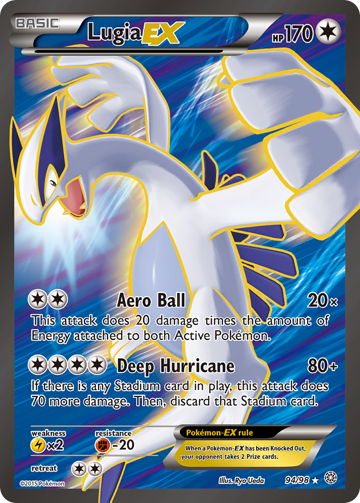 Lugia EX (94/98) [XY: Ancient Origins] | Dumpster Cat Games