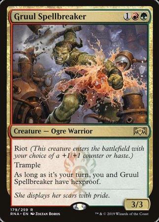 Gruul Spellbreaker [Ravnica Allegiance] | Dumpster Cat Games