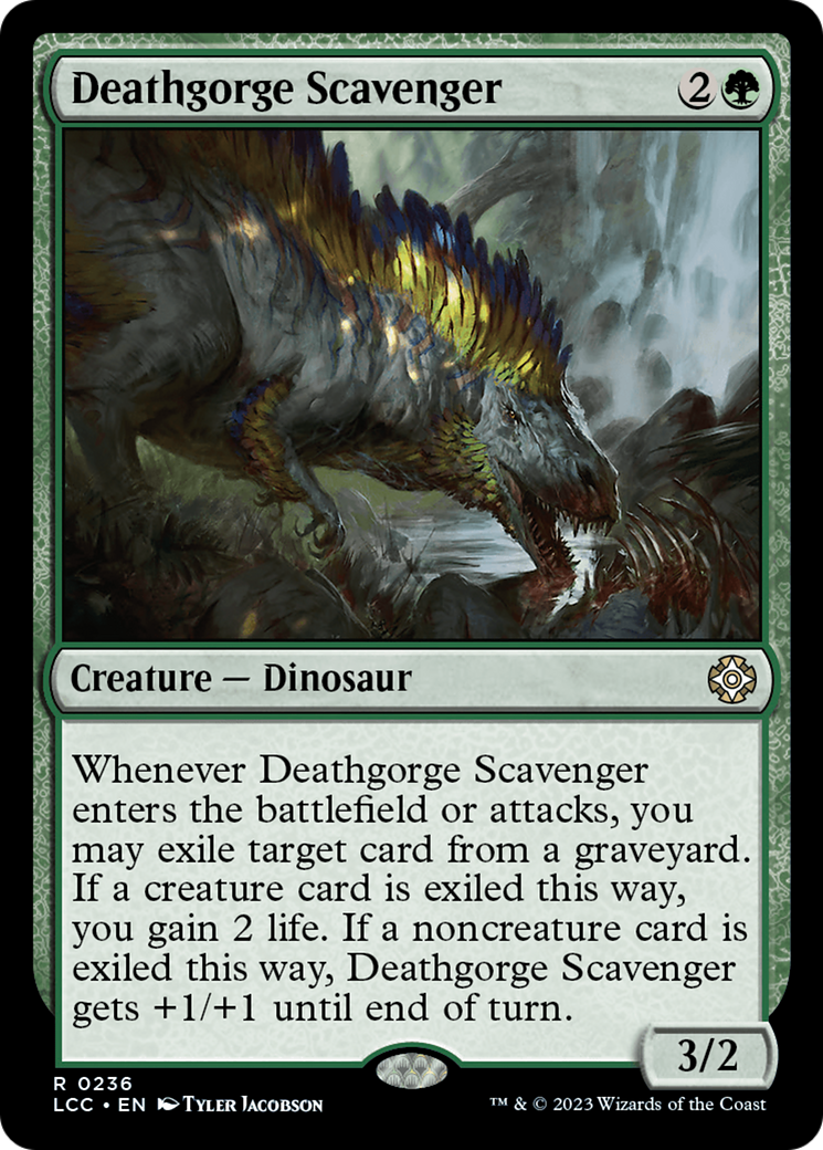 Deathgorge Scavenger [The Lost Caverns of Ixalan Commander] | Dumpster Cat Games