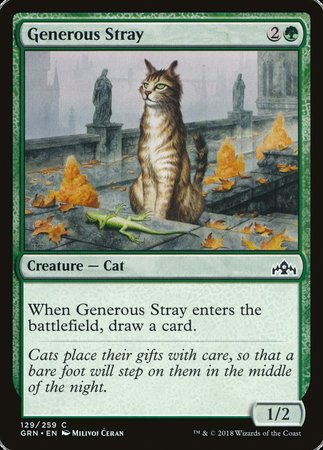 Generous Stray [Guilds of Ravnica] | Dumpster Cat Games