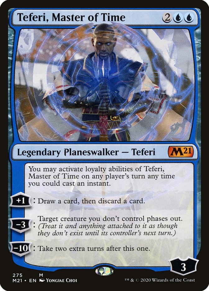 Teferi, Master of Time (275) [Core Set 2021] | Dumpster Cat Games