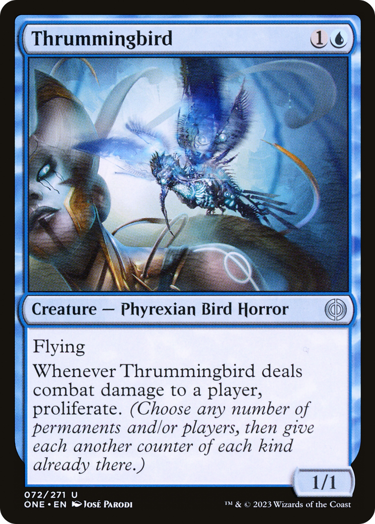 Thrummingbird [Phyrexia: All Will Be One] | Dumpster Cat Games