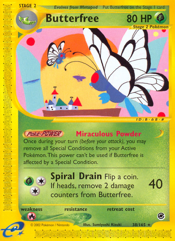 Butterfree (38/165) [Expedition: Base Set] | Dumpster Cat Games