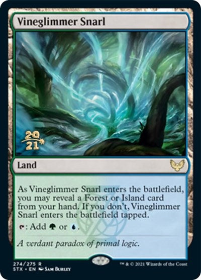 Vineglimmer Snarl [Strixhaven: School of Mages Prerelease Promos] | Dumpster Cat Games