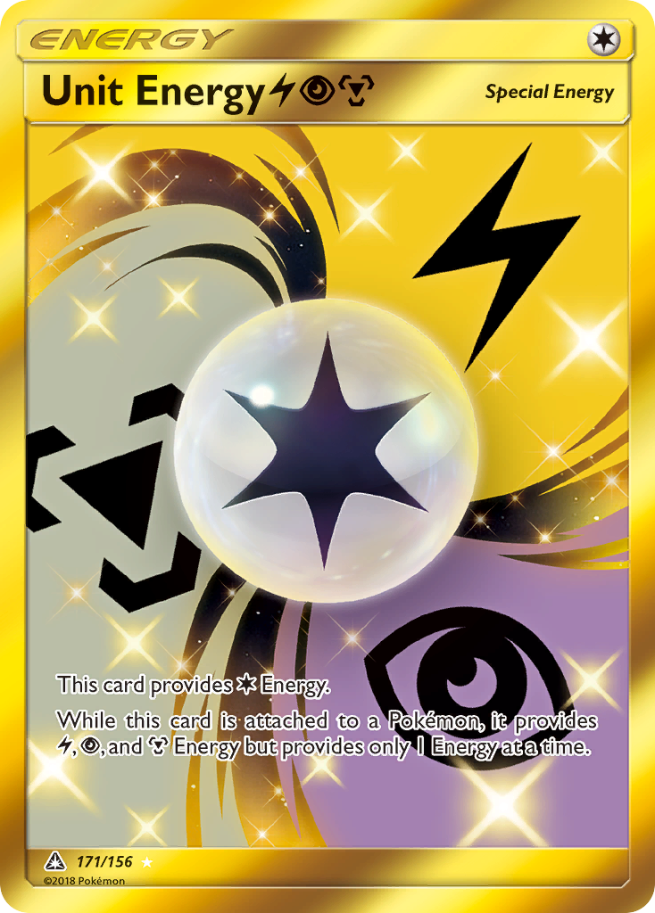 Unit Energy (171/156) (Lightning, Psychic, Metal) [Sun & Moon: Ultra Prism] | Dumpster Cat Games