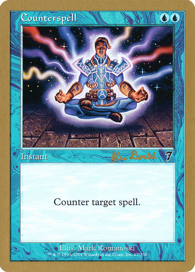 Counterspell (Alex Borteh) (7ED) [World Championship Decks 2001] | Dumpster Cat Games