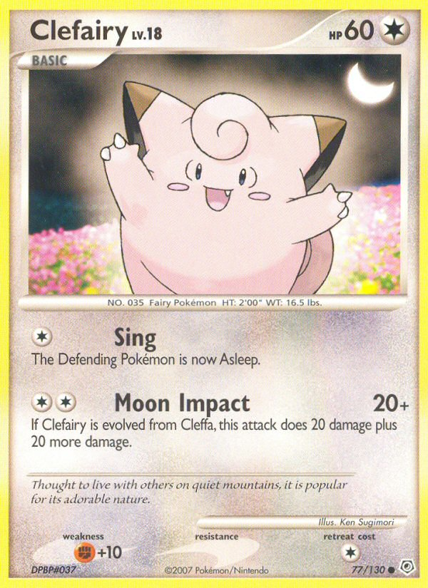 Clefairy (77/130) [Diamond & Pearl: Base Set] | Dumpster Cat Games