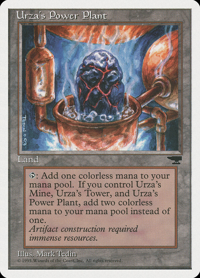 Urza's Power Plant (Boiling Rock) [Chronicles] | Dumpster Cat Games