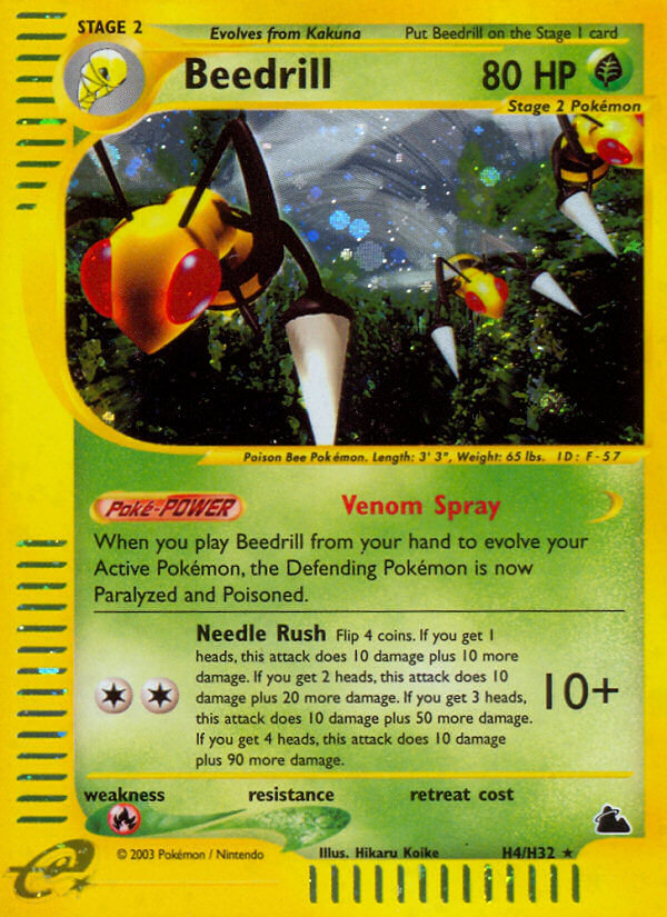 Beedrill (H4/H32) [Skyridge] | Dumpster Cat Games