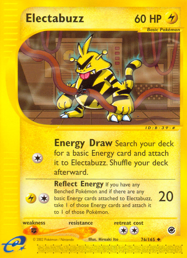 Electabuzz (76/165) [Expedition: Base Set] | Dumpster Cat Games