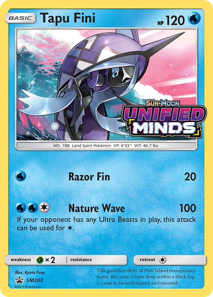 Tapu Fini (SM203) [Sun & Moon: Black Star Promos] | Dumpster Cat Games