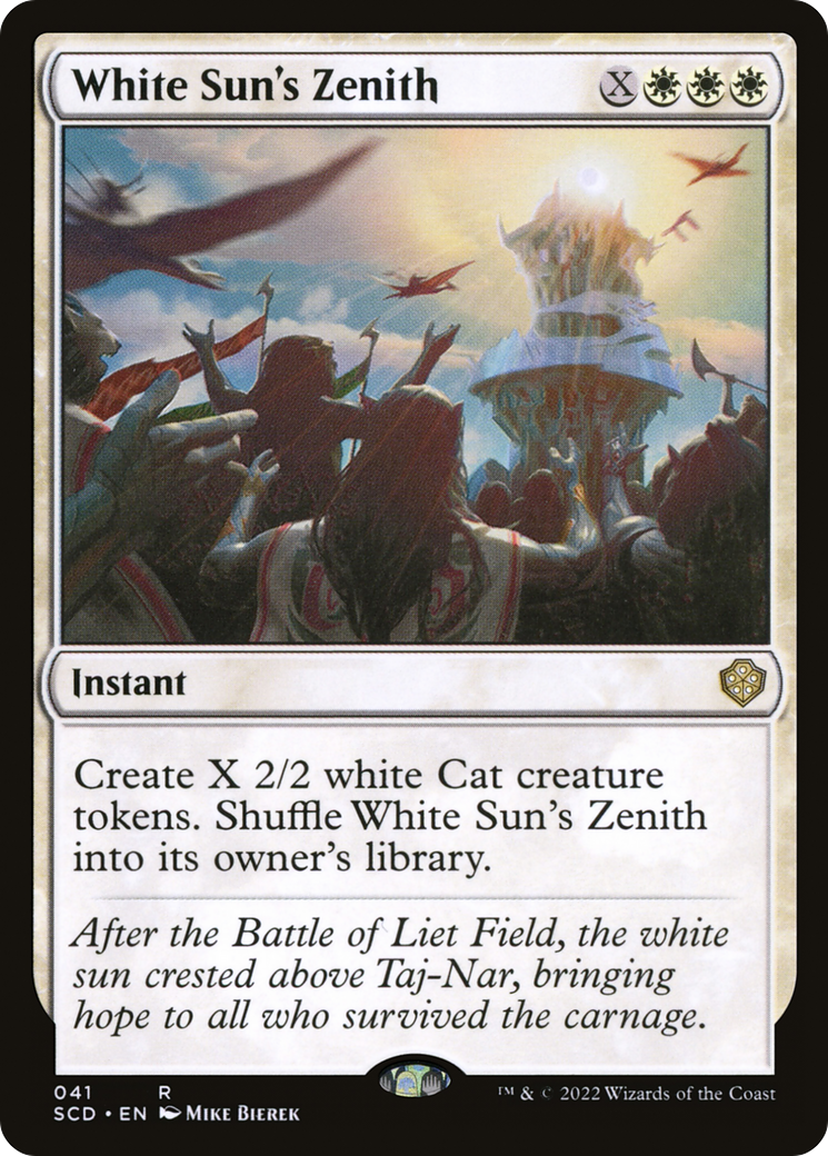 White Sun's Zenith [Starter Commander Decks] | Dumpster Cat Games