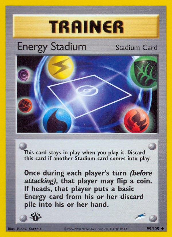 Energy Stadium (99/105) [Neo Destiny 1st Edition] | Dumpster Cat Games