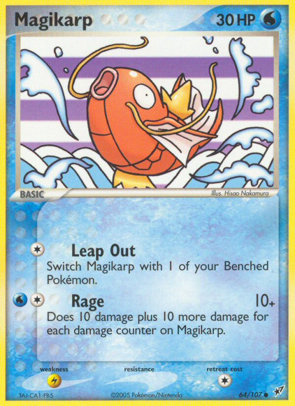 Magikarp (64/107) [EX: Deoxys] | Dumpster Cat Games