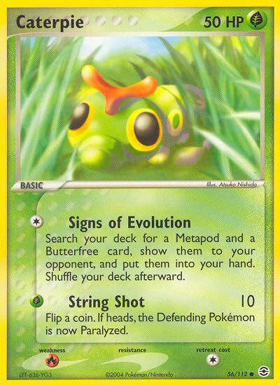 Caterpie (56/112) [EX: FireRed & LeafGreen] | Dumpster Cat Games