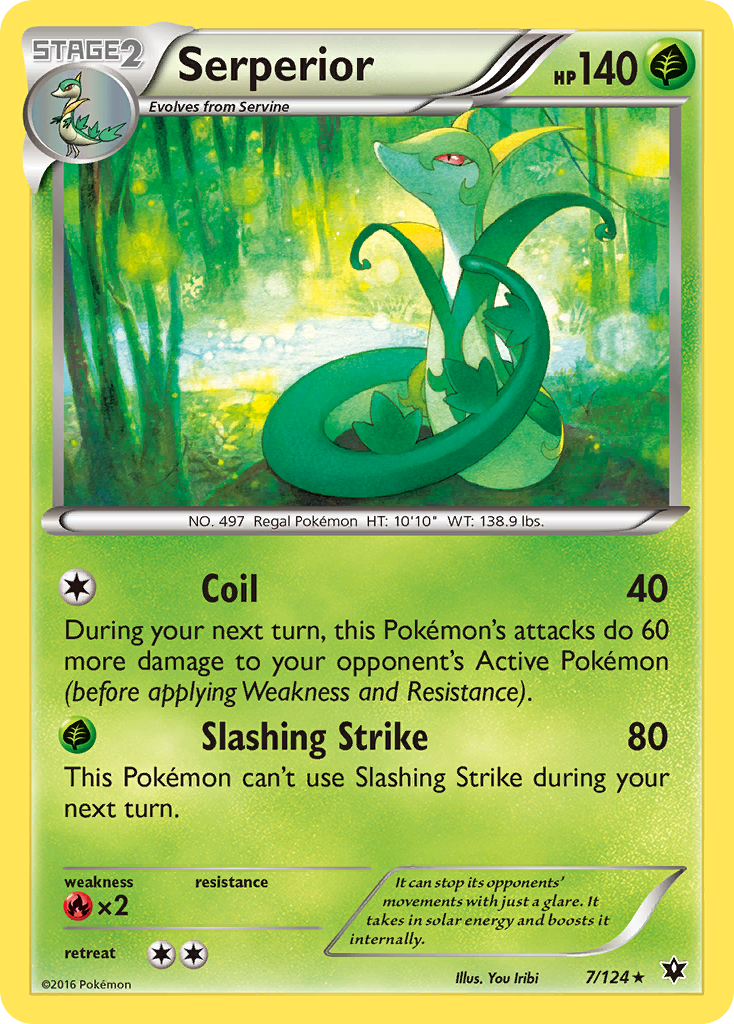 Serperior (7/124) [XY: Fates Collide] | Dumpster Cat Games