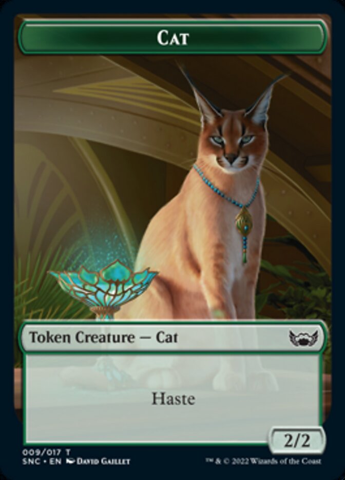 Cat Token [Streets of New Capenna Tokens] | Dumpster Cat Games