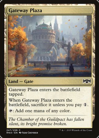 Gateway Plaza [Ravnica Allegiance] | Dumpster Cat Games