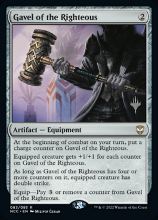 Gavel of the Righteous (Promo Pack) [Streets of New Capenna Commander Promos] | Dumpster Cat Games