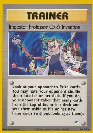 Impostor Professor Oak's Invention (94/105) [Neo Destiny Unlimited] | Dumpster Cat Games