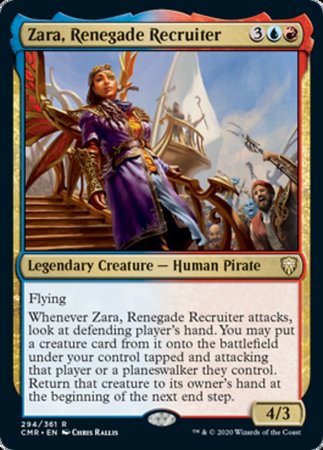 Zara, Renegade Recruiter [Commander Legends] | Dumpster Cat Games