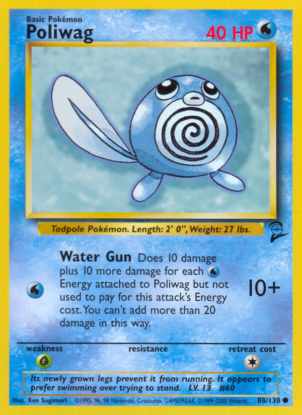 Poliwag (88/130) [Base Set 2] | Dumpster Cat Games