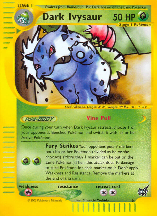 Dark Ivysaur (6) [Best of Promos] | Dumpster Cat Games