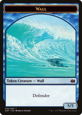 Wall Token [Duel Decks: Merfolk vs. Goblins Tokens] | Dumpster Cat Games