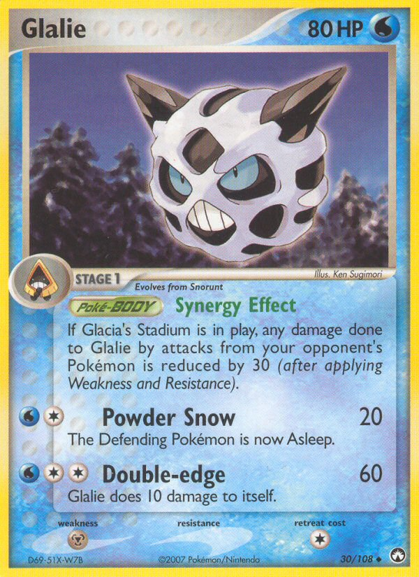 Glalie (30/108) [EX: Power Keepers] | Dumpster Cat Games