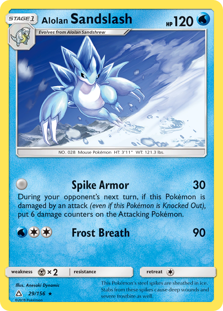 Alolan Sandslash (29/156) [Sun & Moon: Ultra Prism] | Dumpster Cat Games