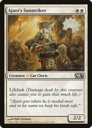 Ajani's Sunstriker [Magic 2013] | Dumpster Cat Games