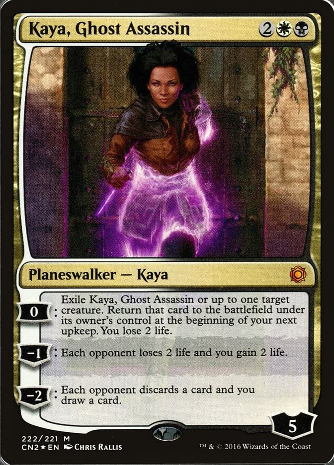 Kaya, Ghost Assassin (222/221) [Conspiracy: Take the Crown] | Dumpster Cat Games