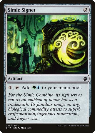 Simic Signet [Commander Anthology] | Dumpster Cat Games