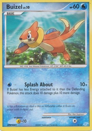 Buizel (1/12) [Diamond & Pearl: Trainer Kit - Manaphy] | Dumpster Cat Games