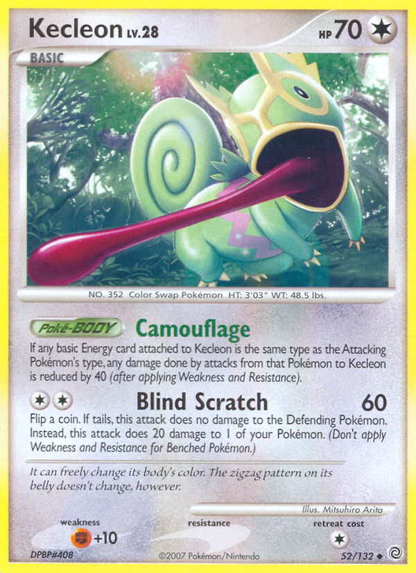 Kecleon (52/132) [Diamond & Pearl: Secret Wonders] | Dumpster Cat Games