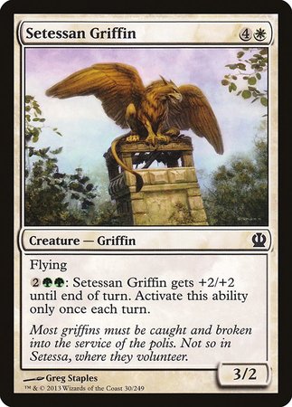 Setessan Griffin [Theros] | Dumpster Cat Games