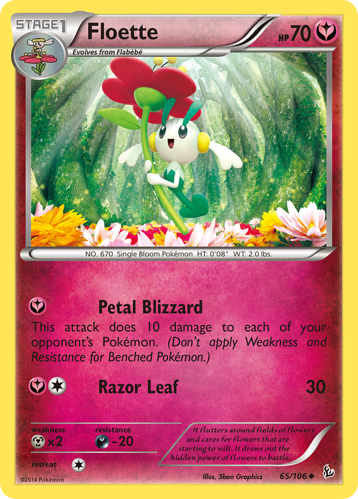 Floette (65/106) [XY: Flashfire] | Dumpster Cat Games