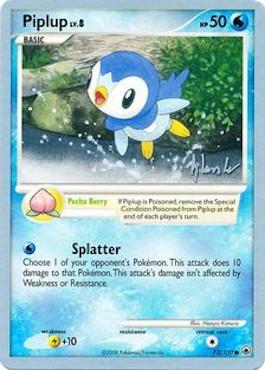 Piplup LV.8 (72/100) (Empotech - Dylan Lefavour) [World Championships 2008] | Dumpster Cat Games