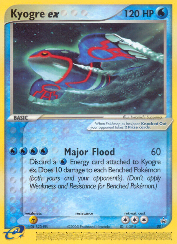 Kyogre ex (001) [Nintendo: Black Star Promos] | Dumpster Cat Games