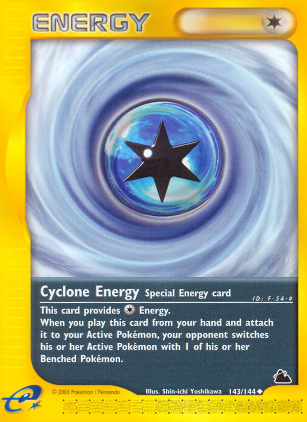 Cyclone Energy (143/144) [Skyridge] | Dumpster Cat Games