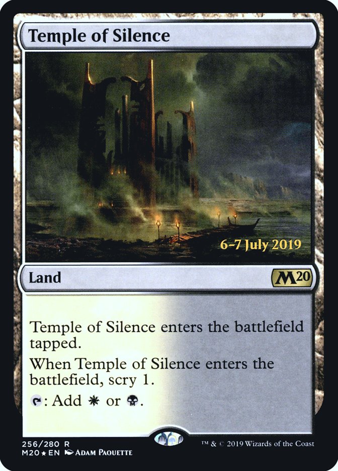 Temple of Silence  [Core Set 2020 Prerelease Promos] | Dumpster Cat Games