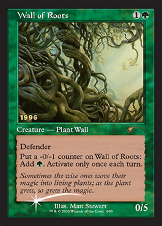 Wall of Roots [30th Anniversary Promos] | Dumpster Cat Games