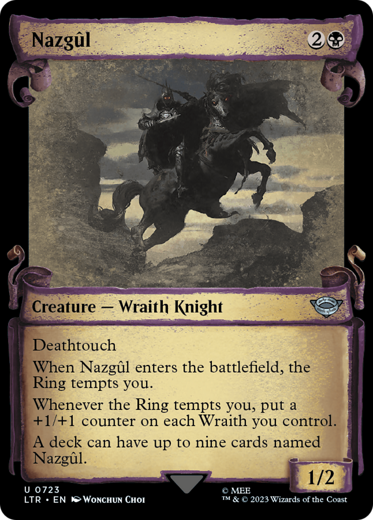 Nazgul (0723) [The Lord of the Rings: Tales of Middle-Earth Showcase Scrolls] | Dumpster Cat Games