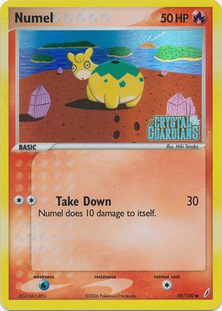 Numel (59/100) (Stamped) [EX: Crystal Guardians] | Dumpster Cat Games